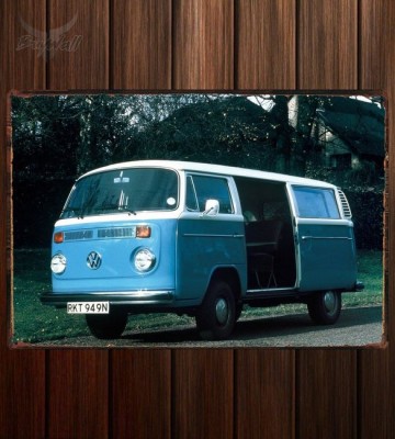 Металлическая табличка Volkswagen T2 Bus